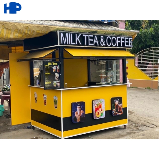 Tủ sắt kiot trà sữa